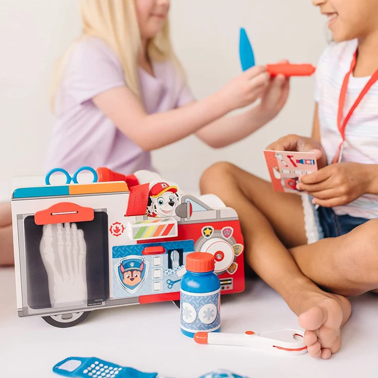 Melissa & Doug 33276 Paw Patrol Marshall's Rettungsbox aus Holz, Mehrfarbig - Preisvergleich – Bild 2