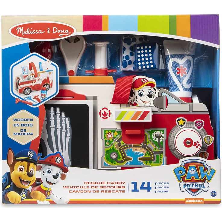 Melissa & Doug 33276 Paw Patrol Marshall's Rettungsbox aus Holz, Mehrfarbig - Preisvergleich – Bild 8