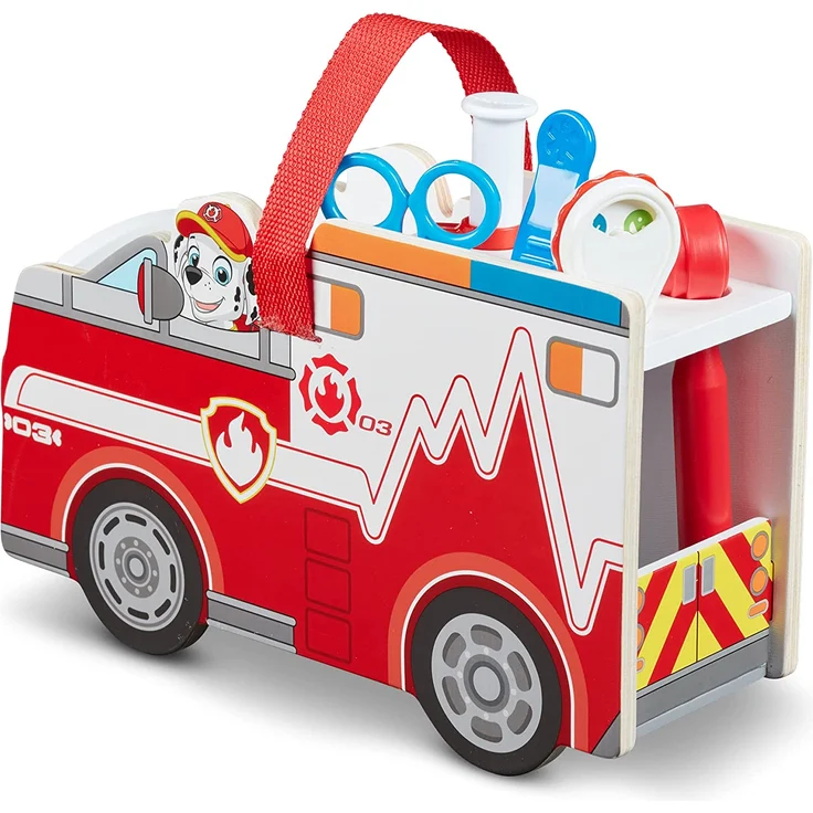 Melissa & Doug 33276 Paw Patrol Marshall's Rettungsbox aus Holz, Mehrfarbig - Preisvergleich – Bild 5