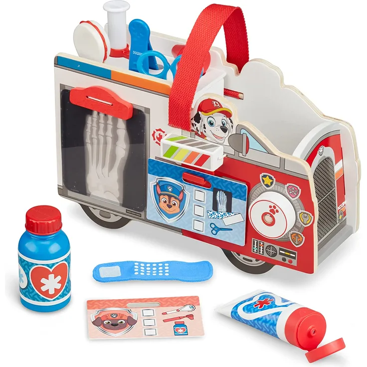 Melissa & Doug 33276 Paw Patrol Marshall's Rettungsbox aus Holz, Mehrfarbig - Preisvergleich