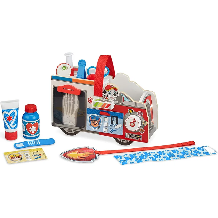 Melissa & Doug 33276 Paw Patrol Marshall's Rettungsbox aus Holz, Mehrfarbig - Preisvergleich – Bild 11