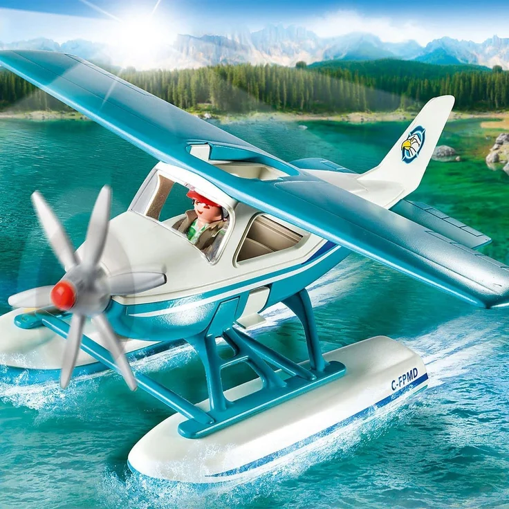 Playmobil Wildlife 9320 'Abenteuerurlaub an der Seehütte', 126 Teile, ab 4 Jahren – Bild 4