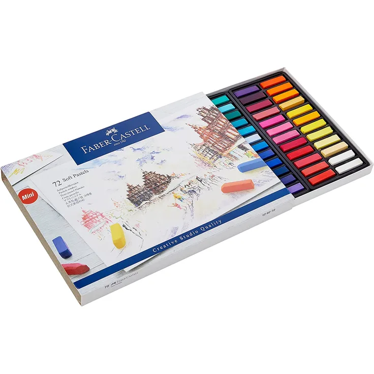 Faber-Castell 128272 - Softpastellkreide STUDIO QUALITY mini, 72er Etui