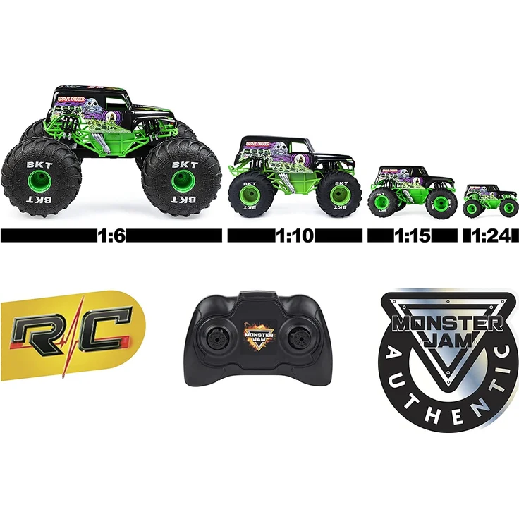Monster Jam Offizieller EL Toro Loco Monstertruck mit Fernsteuerung, Maßstab 1:24, 2,4 GHz, ab 4 Jahren – Bild 7