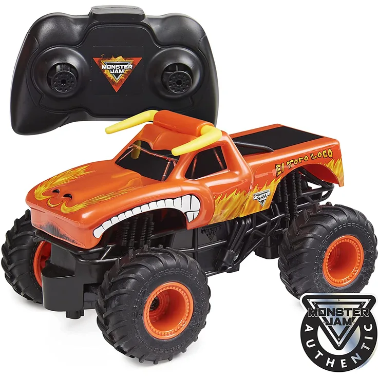 Monster Jam Offizieller EL Toro Loco Monstertruck mit Fernsteuerung, Maßstab 1:24, 2,4 GHz, ab 4 Jahren