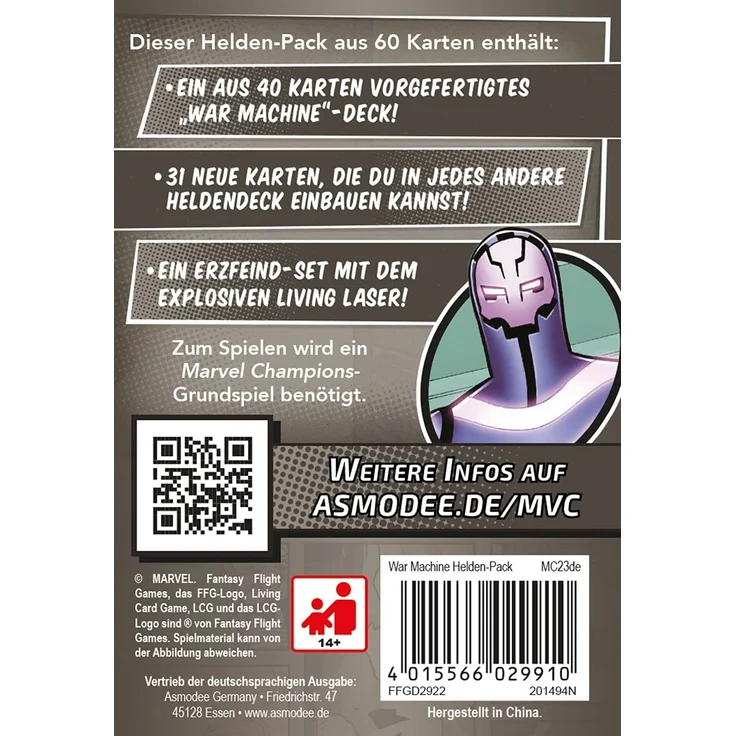 Marvel Champions: Das Kartenspiel - War Machine (Erw. ) – Bild 2