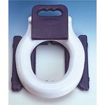 VCM Toilettentrainer WC Klo Sitz Toilettendeckel Kinder Baby Toilet Seat 2in1 Mobile Klobrille Deckel Brille Klositz Weiß