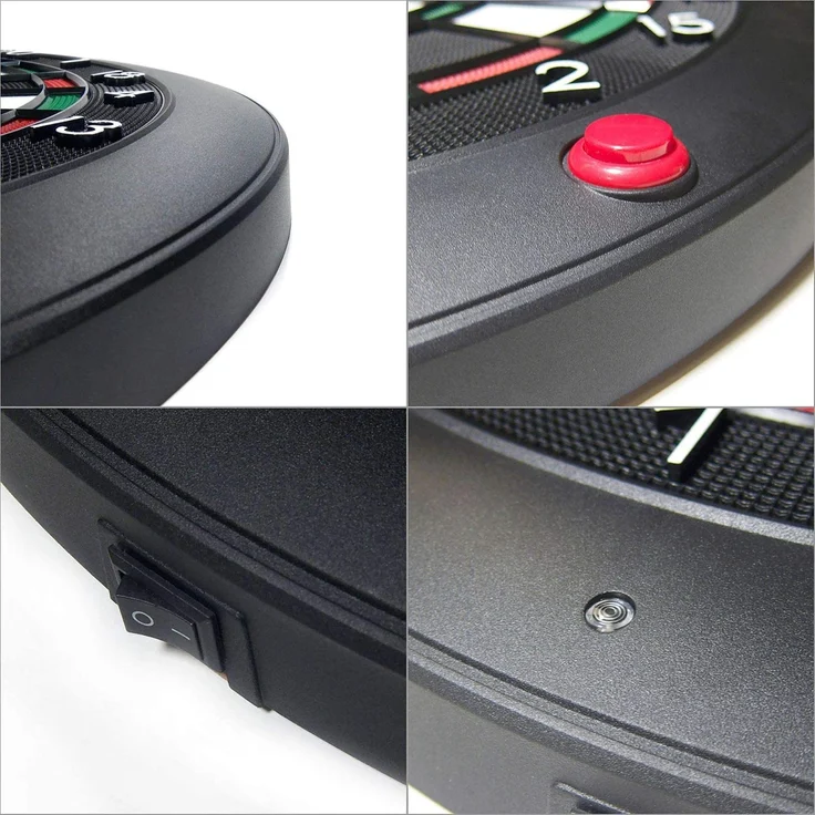 Elektronische Dartscheibe 3s60 cm blau/rot 4-teilig - Preisvergleich – Bild 2