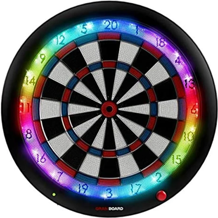 Elektronische Dartscheibe 3s60 cm blau/rot 4-teilig - Preisvergleich – Bild 3