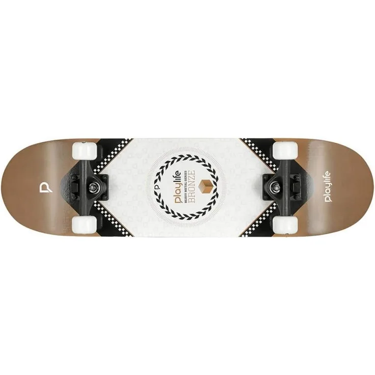 Playlife Heavy Metal Bronze Skateboard