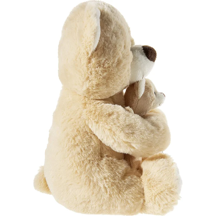 Heunec Plüschtier Bär hellbraun mit Baby – Bild 2
