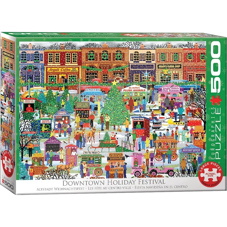 Eurographics 6500-5503 Mark Frost Altstadt Weihnachtsfest 500 Teile XXL Puzzle