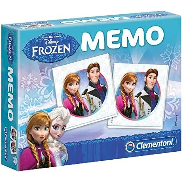 Clementoni 13483.0 - Memo Kompakt Frozen - Die Eiskönigin