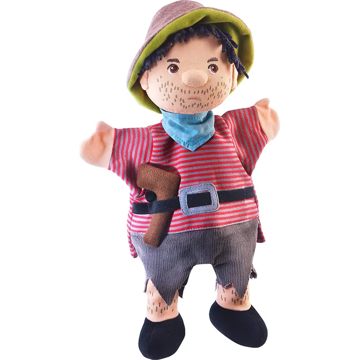 HABA 306244 - Handpuppe Räuber, Handpuppe ab 1,5 Jahren