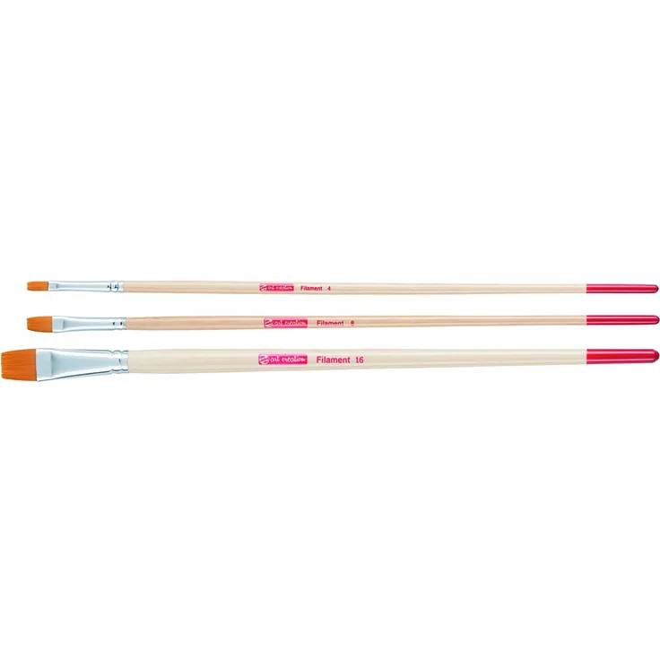 Talens Art Creation - Pinselset, 3 Stück - 3x Rund 4, 8, 16 (Polyester)
