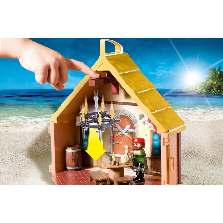 PLAYMOBIL 9112 Piraten Mitnehmkoffer Pub Pirat Stronghold – Bild 4