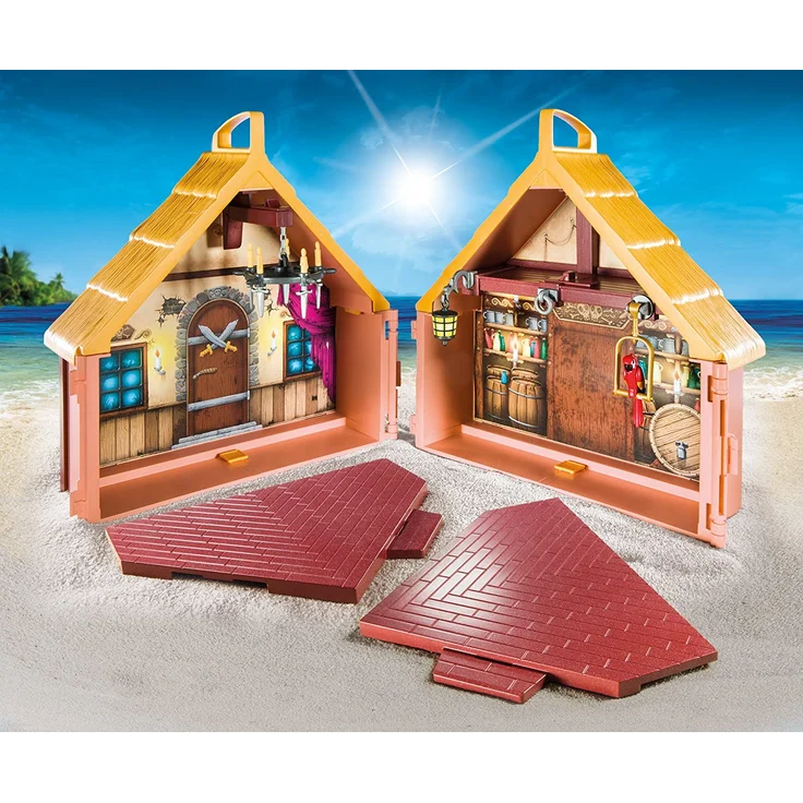PLAYMOBIL 9112 Piraten Mitnehmkoffer Pub Pirat Stronghold – Bild 3