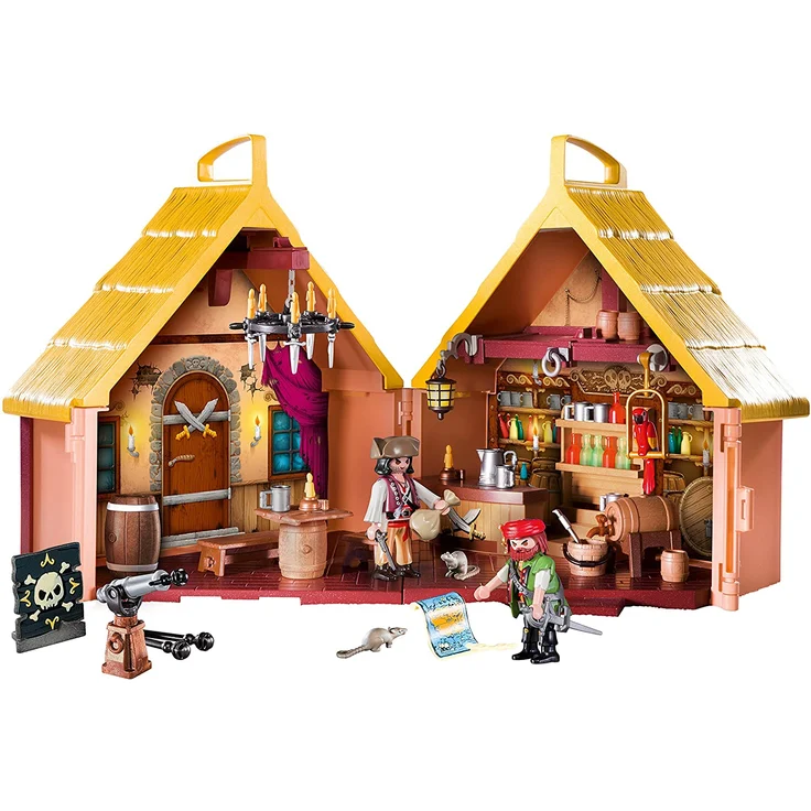 PLAYMOBIL 9112 Piraten Mitnehmkoffer Pub Pirat Stronghold – Bild 7