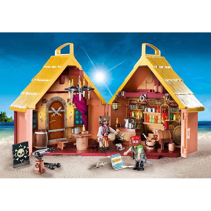 PLAYMOBIL 9112 Piraten Mitnehmkoffer Pub Pirat Stronghold – Bild 2