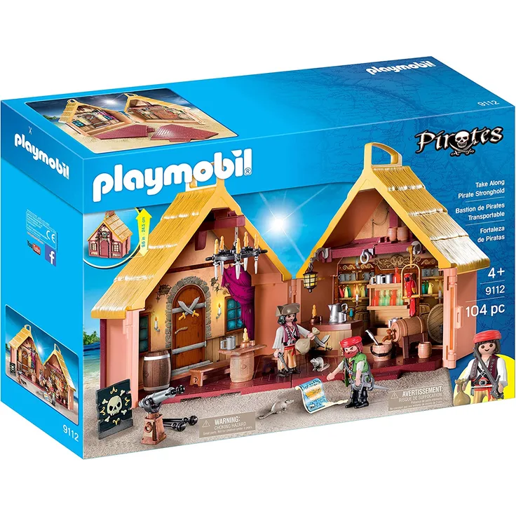 PLAYMOBIL 9112 Piraten Mitnehmkoffer Pub Pirat Stronghold