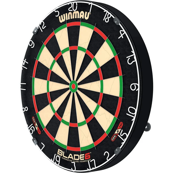 WINMAU 'Blade 6 Steeldartboard', 45 cm Durchmesser, aus Sisalfasern, besonders dünne Verdrahtung – Bild 2