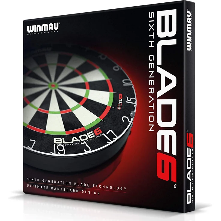 WINMAU 'Blade 6 Steeldartboard', 45 cm Durchmesser, aus Sisalfasern, besonders dünne Verdrahtung – Bild 4