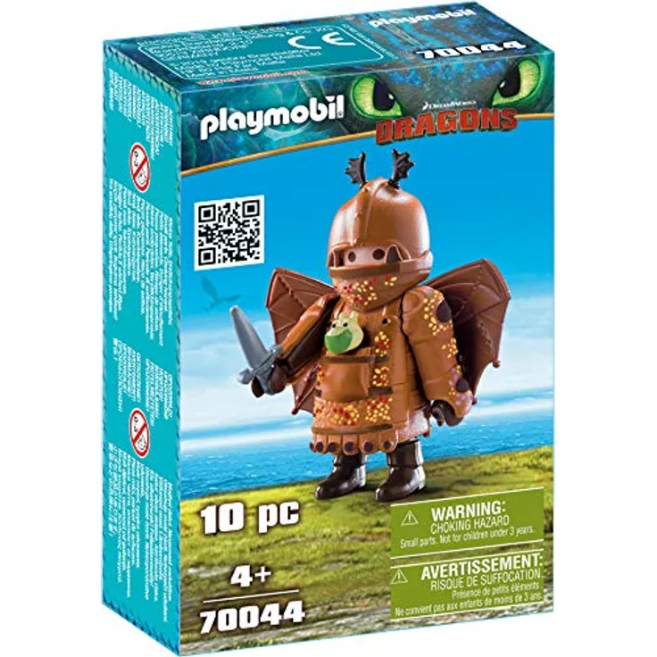 PLAYMOBIL 70044 Dragons Fischbein mit Fluganzug, bunt