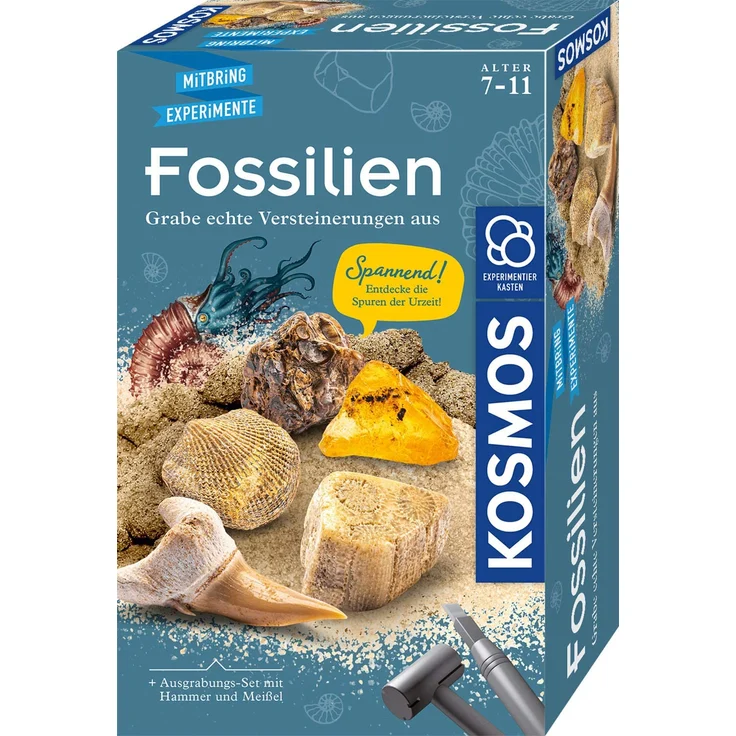 Kosmos Mitbring-Experimentierkasten Fossilien – Bild 1