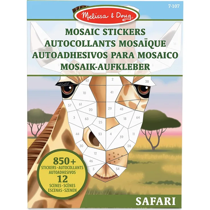 Melissa & Doug 40160 Aktivitätsbücher – Färben/Malen/Aufkleber, mehrfarbig
