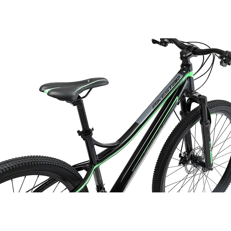 Bikestar Kinderfahrrad Fahrrad Alu Mountainbike 21 schwarz-grün 27,5 Zoll – Bild 4