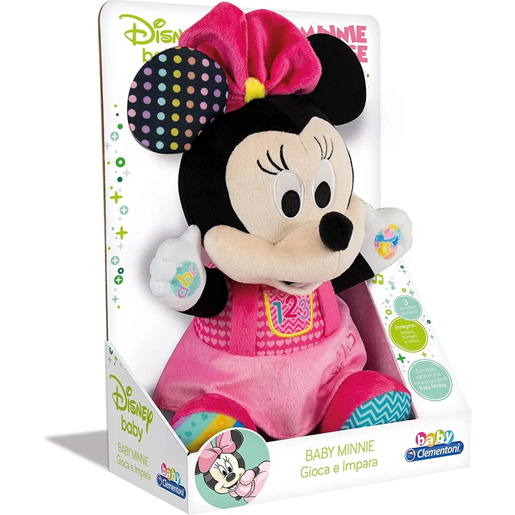 Clementoni 17304 Disney Baby Minnie Spiel- und Lerntier, sprechend, Mehrfarbig, Standard – Bild 2
