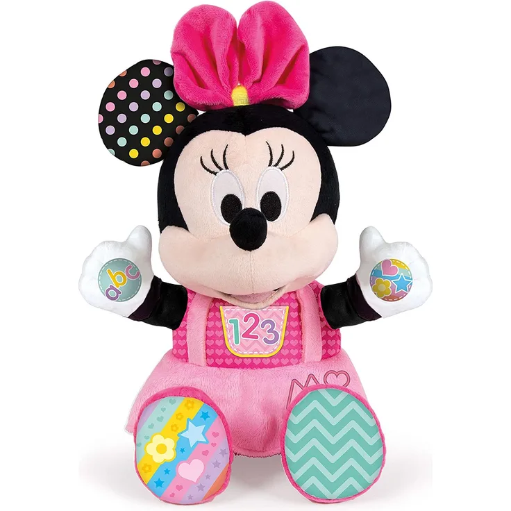 Clementoni 17304 Disney Baby Minnie Spiel- und Lerntier, sprechend, Mehrfarbig, Standard