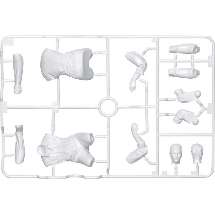 TAMIYA 300056536 1:14 LKW Fahrerfigur Bausatz, weiß - Preisvergleich – Bild 2