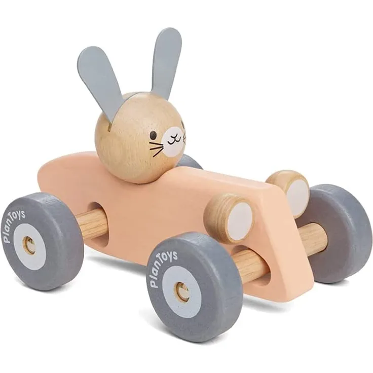 PlanToys Hasen Rennwagen