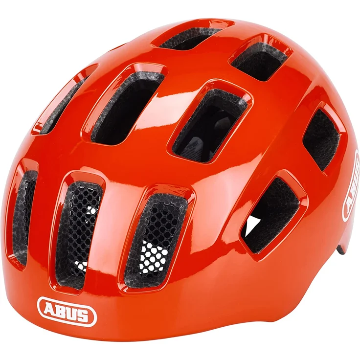 Abus 'Youn-I 2.0' Kinderfahrradhelm blaze red, Kopfumfang 52-57 cm, mit integriertem LED-Rücklicht – Bild 2
