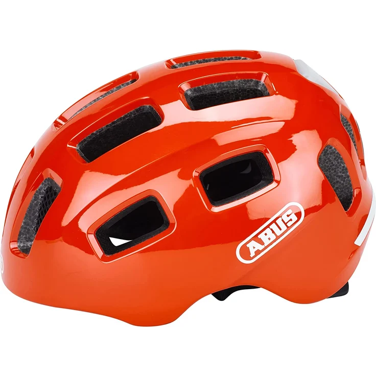 Abus 'Youn-I 2.0' Kinderfahrradhelm blaze red, Kopfumfang 52-57 cm, mit integriertem LED-Rücklicht – Bild 1