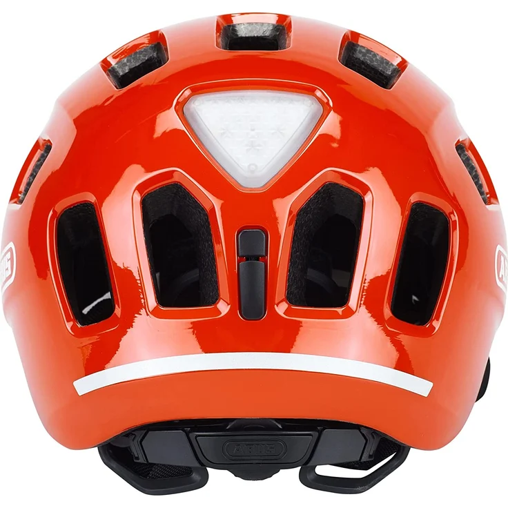 Abus 'Youn-I 2.0' Kinderfahrradhelm blaze red, Kopfumfang 52-57 cm, mit integriertem LED-Rücklicht – Bild 5