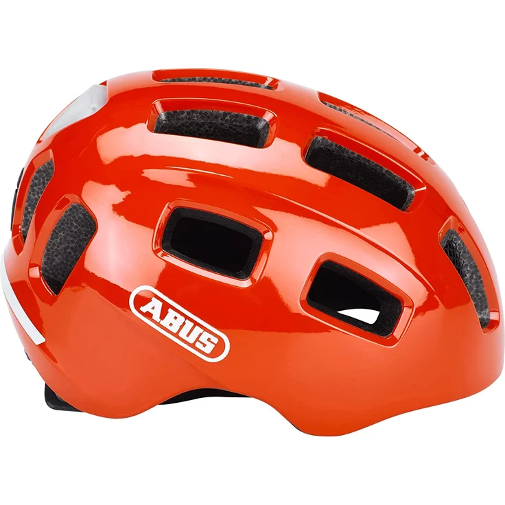 Abus 'Youn-I 2.0' Kinderfahrradhelm blaze red, Kopfumfang 52-57 cm, mit integriertem LED-Rücklicht – Bild 4