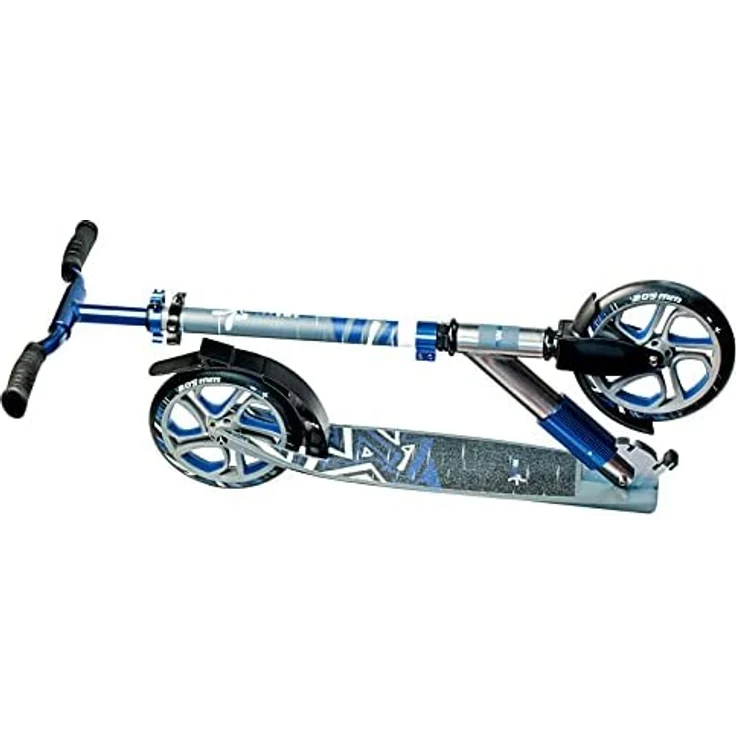 Scooter Muuwmi Deluxe grau/blau, 205mm – Bild 3