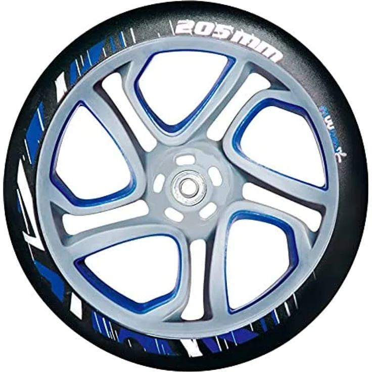Scooter Muuwmi Deluxe grau/blau, 205mm – Bild 6