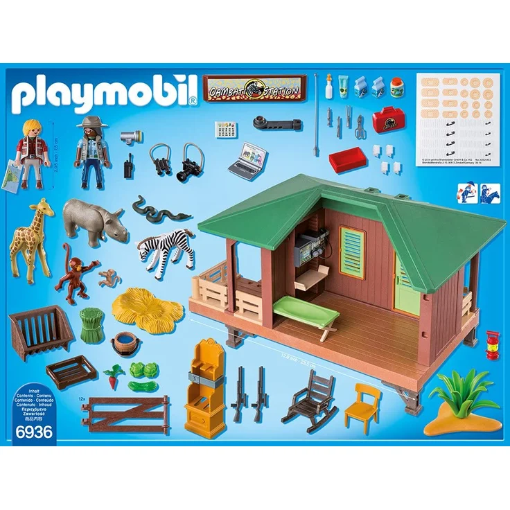 Playmobil 6936- Rangerstation mit Tieraufzucht, Normalverpackung – Bild 3