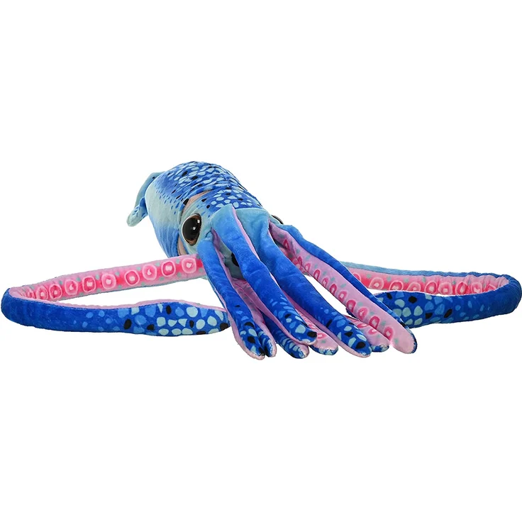 Knuddeliger Tintenfisch 38 cm Plüsch blau – Bild 1