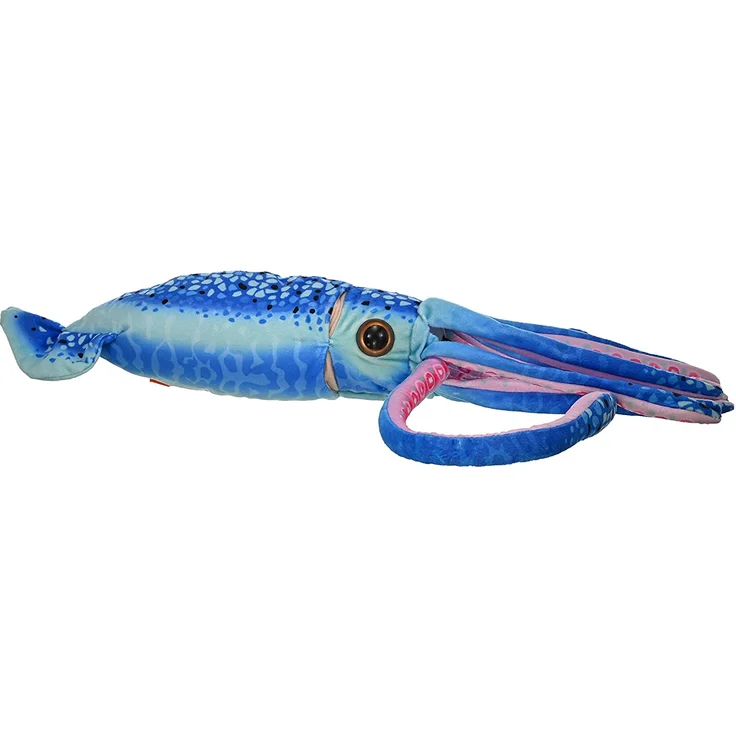 Knuddeliger Tintenfisch 38 cm Plüsch blau – Bild 7