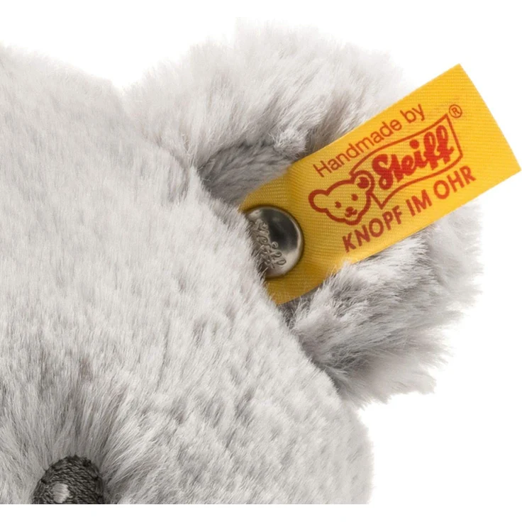 Steiff Bearzy Teddybär - 28 cm - Kuscheltier für Babys - Soft Cuddly Friends - weich & waschbar - grau (241543) – Bild 4