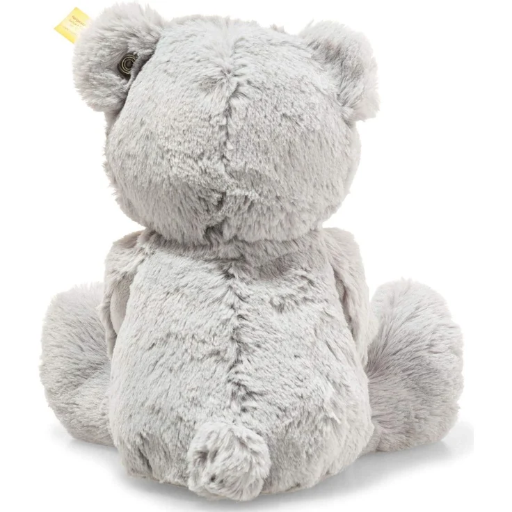 Steiff Bearzy Teddybär - 28 cm - Kuscheltier für Babys - Soft Cuddly Friends - weich & waschbar - grau (241543) – Bild 3
