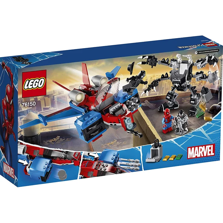 LEGO Spiderman 76150 'Spiderjet vs. Venom Mech', 371 Teile, ab 7 Jahren – Bild 8