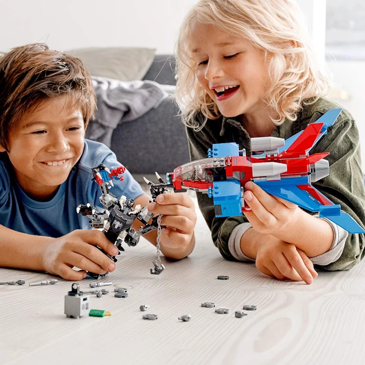 LEGO Spiderman 76150 'Spiderjet vs. Venom Mech', 371 Teile, ab 7 Jahren – Bild 6