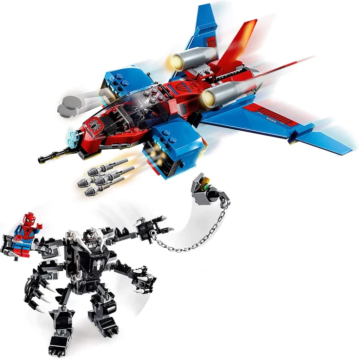LEGO Spiderman 76150 'Spiderjet vs. Venom Mech', 371 Teile, ab 7 Jahren – Bild 7
