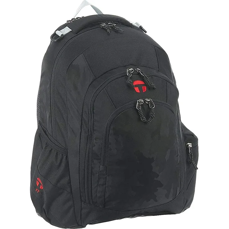 Take It Easy Schulrucksack Berlin - Motiv: Camouflage Schwarz, 48 cm, 26 Liter, 1 kg - Farbe: schwarz