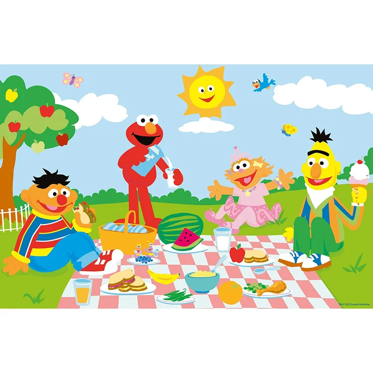 Puzzle Sesamstr,Sachen machen 3x24 Teile – Bild 4